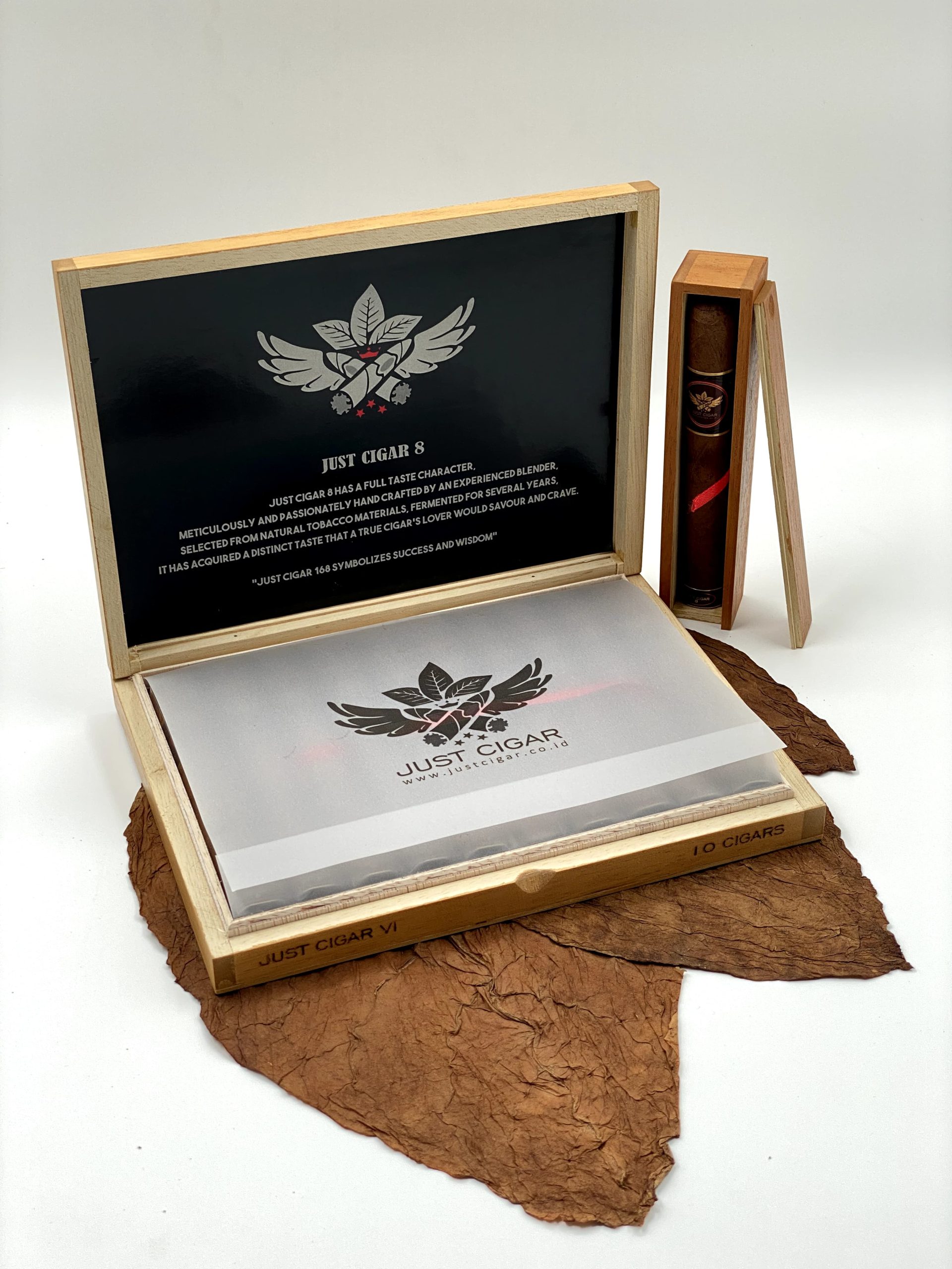 Just Cigar 8 Wooden Box - Isi (1Batang) - Image 4